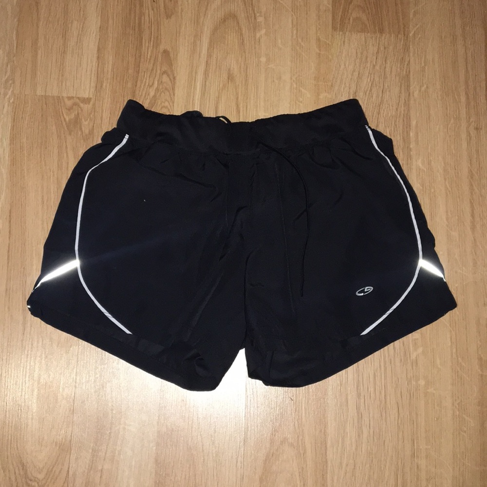 Black workout shorts